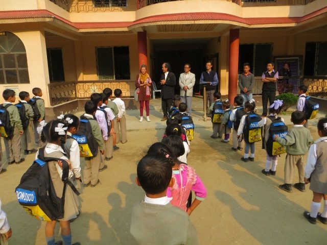 Kinderpatenschaft Sonada Grundschüler in Mallot