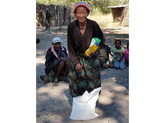 Sonderhilfe Dürrekatastrophe Namibia - Dürre Hilfe Frau 3
